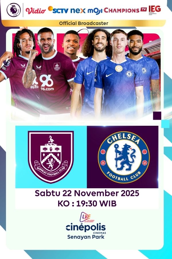 Film PREMIER LEAGUE MATCHWEEK 12 : BURNLEY VS CHELSEA (