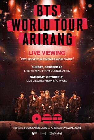 Film BTS WORLD TOUR 'ARIRANG' IN BUENOS AIRES: LIVE VIEWING