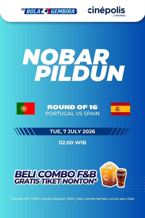 Film NOBAR PILDUN 16 BESAR: PORTUGAL VS SPAIN